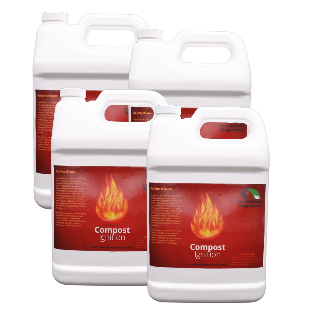 Ignition Compost Starter Case: 4 x 1 Gallon