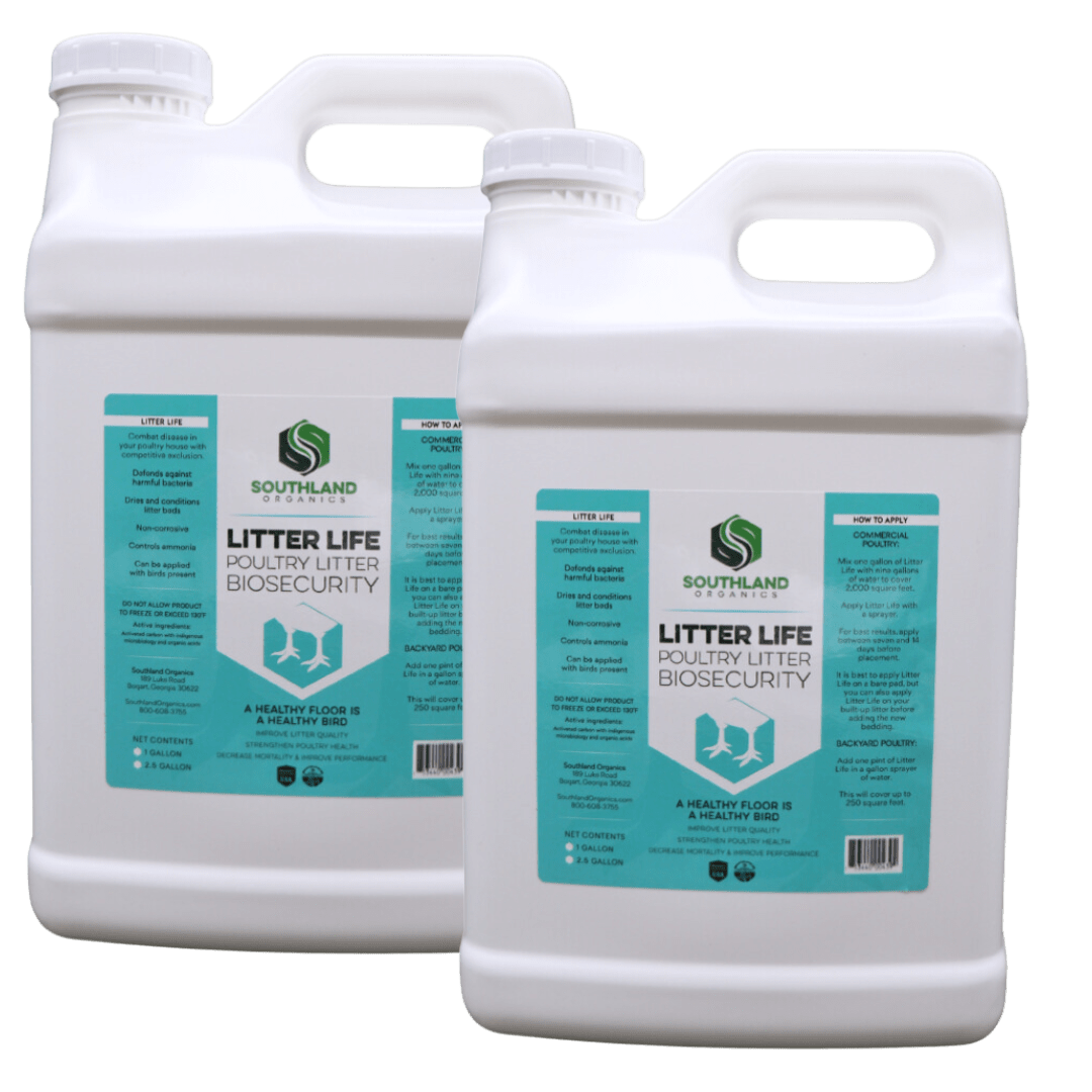 Litter Life Poultry Litter Conditioner Case: 2 x 2.5 Gallons