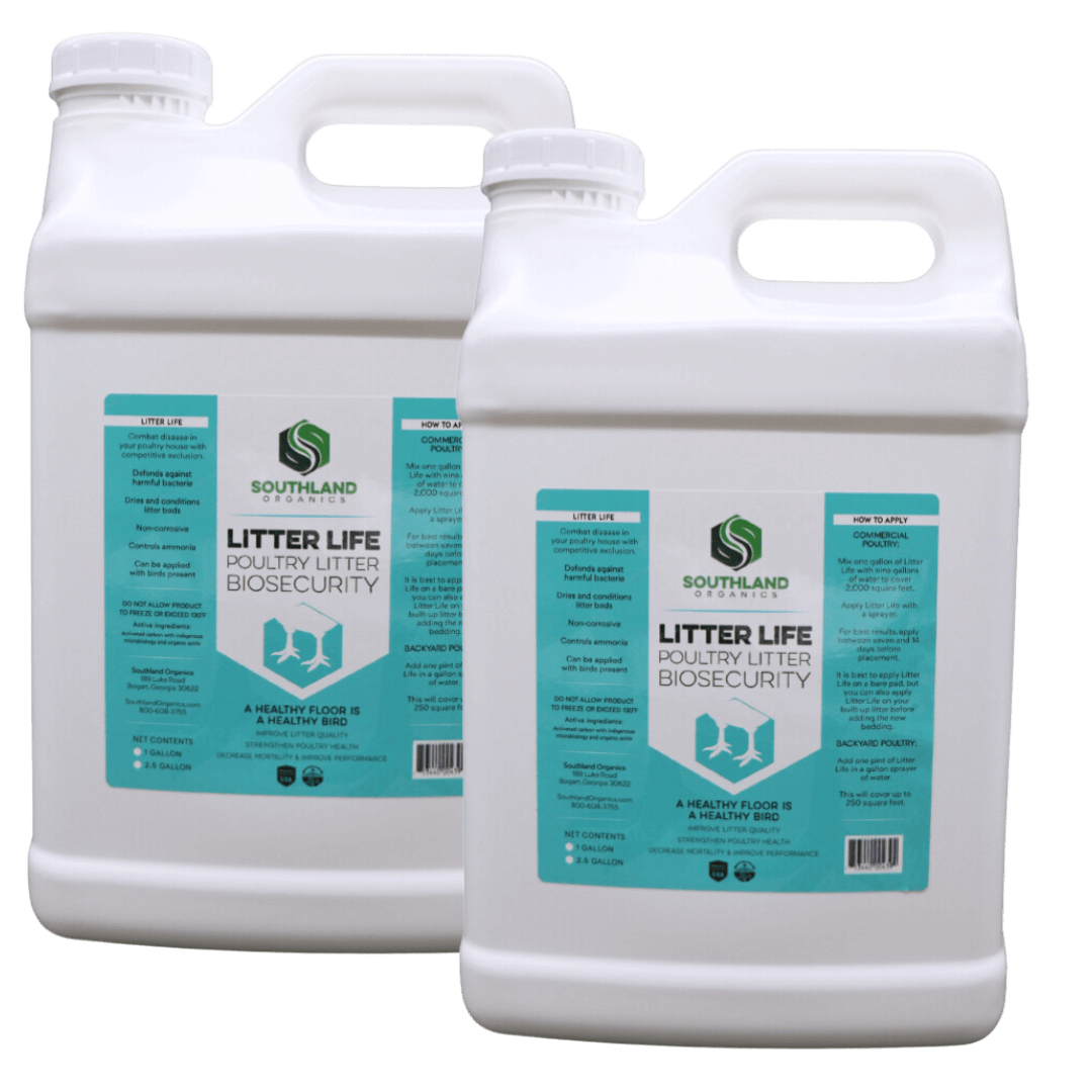 Litter Life Poultry Litter Conditioner Case: 2 x 2.5 Gallons