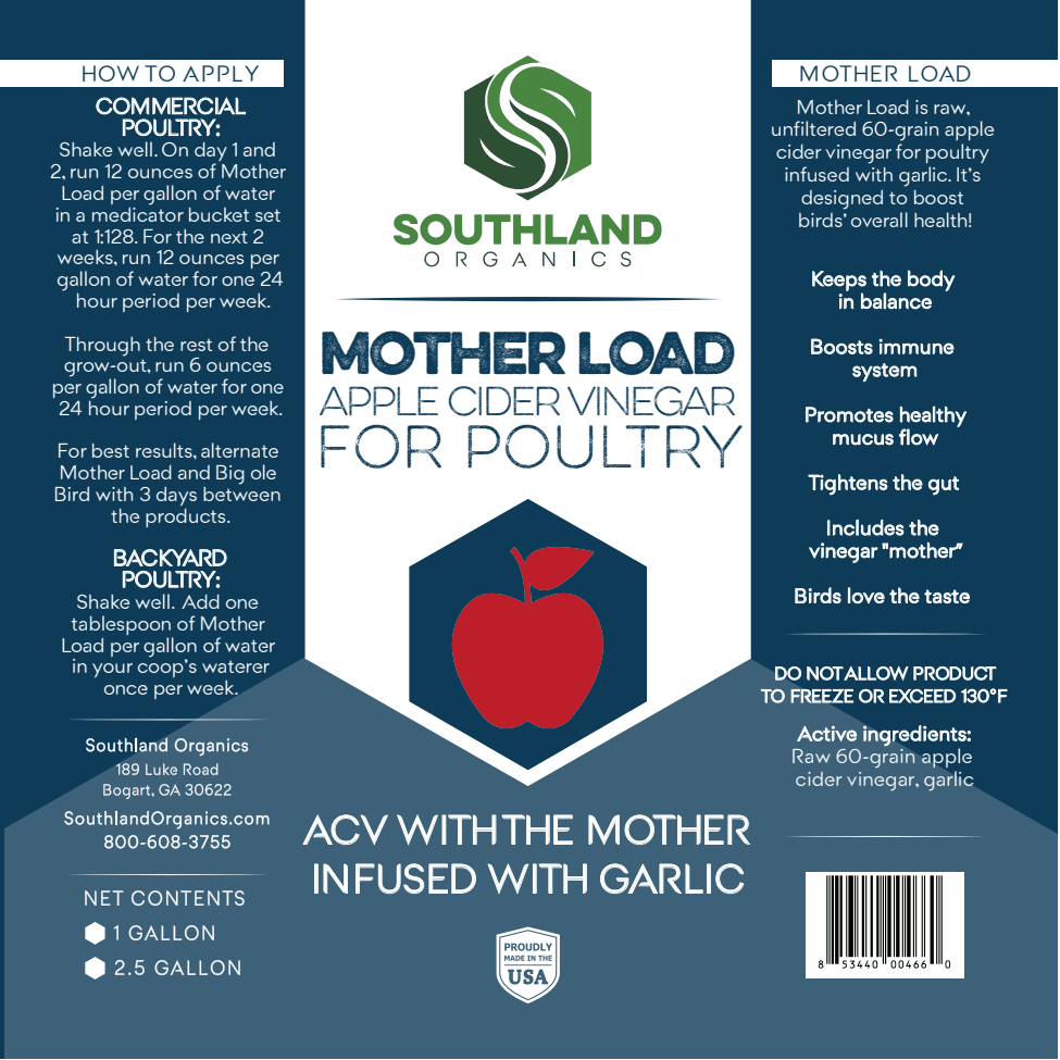ACV for Poultry Mother Load Label