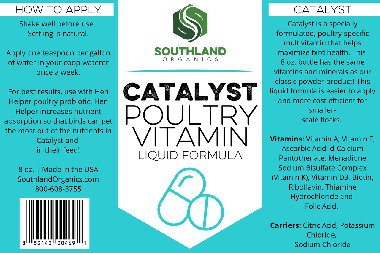 Catalyst Poultry Vitamin | Liquid Formula - Southland Organics