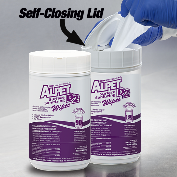 Alpet D2 Surface sanitizing wipes