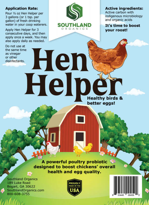 Hen Helper probiotics and electrolytes